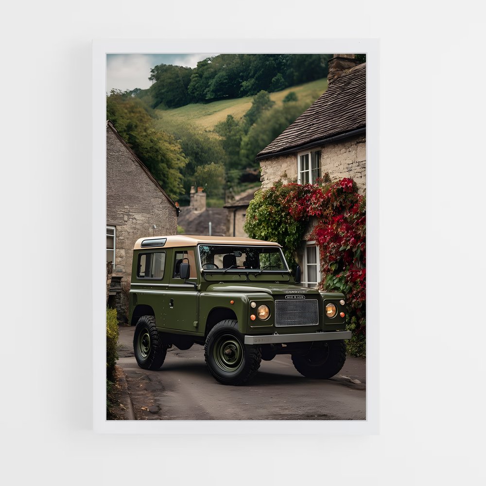 Poster Aventure Verte – affiche Land Rover (vue 3)